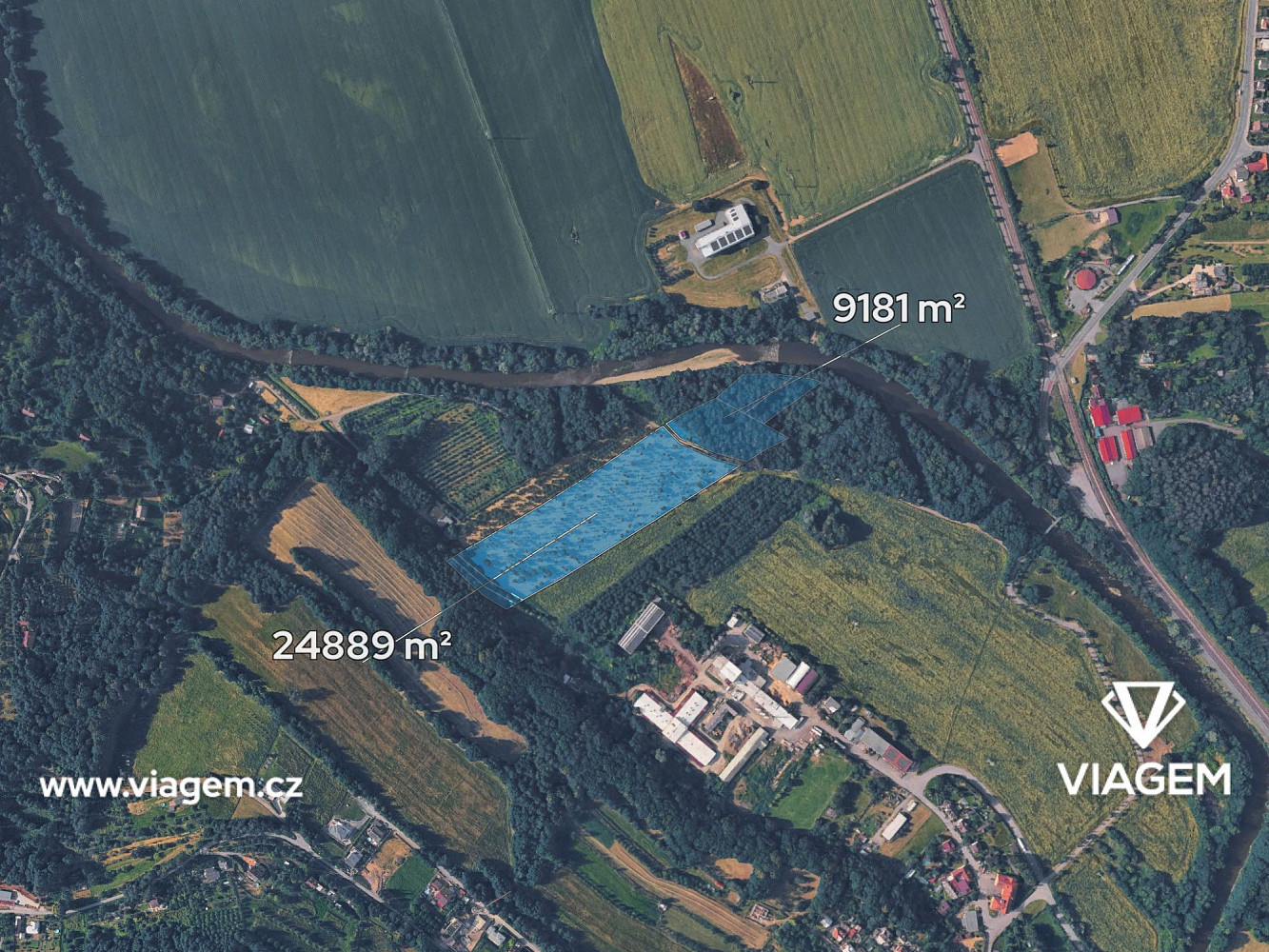 Zahrada 34 070 m², Podíl 18 % o výměře 5 310 m² – pohled 4