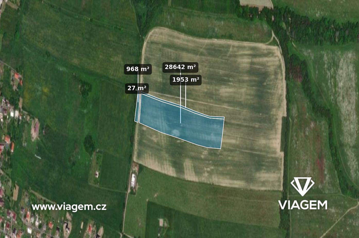 Prodej pole 31 590 m² – fotografie 2