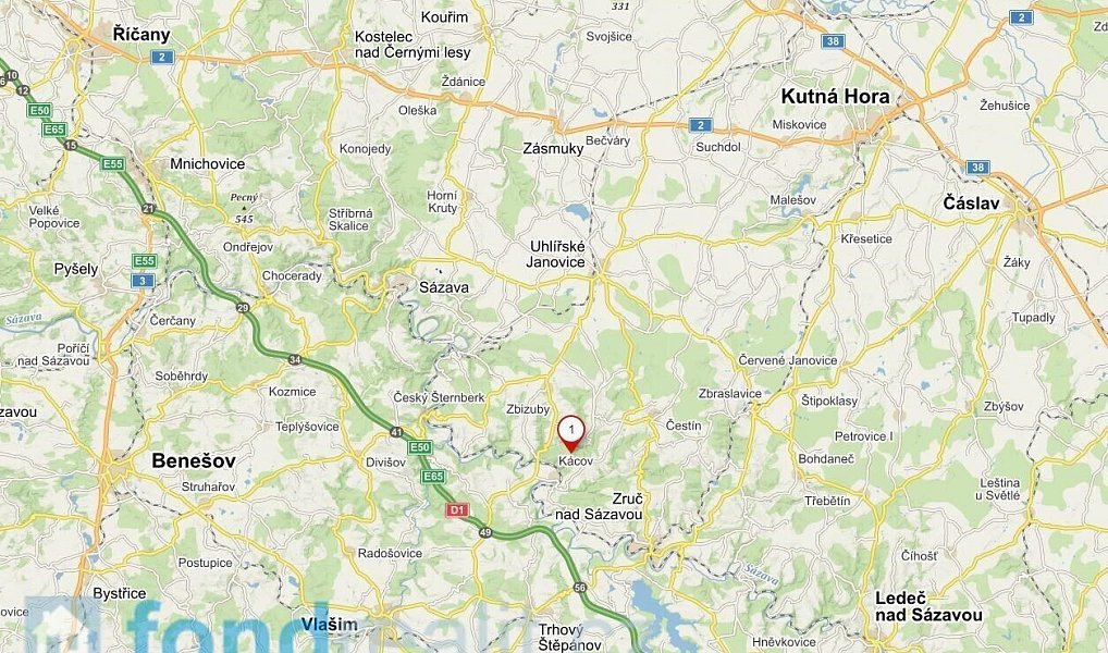 Prodej pole 10 832 m², Kácov – náhled fotky 5