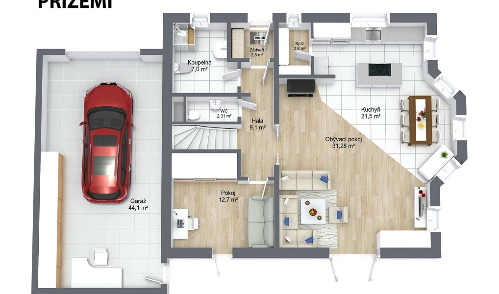 Prodej domu 252 m² s pozemkem 1 208 m², Nelahozeves – náhled fotky 28