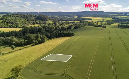 Prodej pole 1 104 m², Rožmitál pod Třemšínem - Skuhrov, okres Příbram