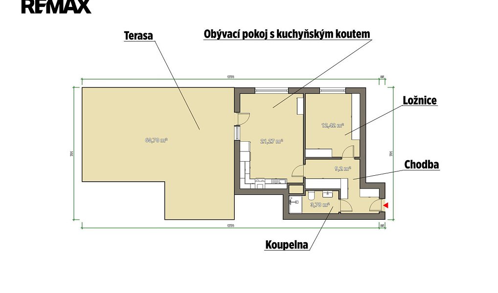 Prodej bytu 2+kk 47 m², Horoměřice – náhled fotky 20