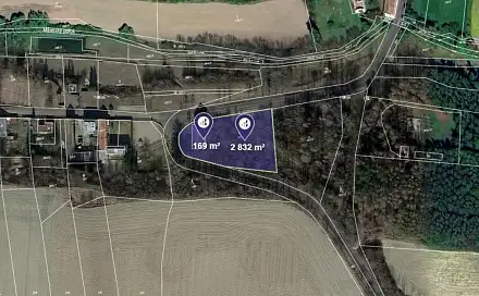 Prodej stavebního pozemku 3 001 m², Mšené-lázně, okres Litoměřice