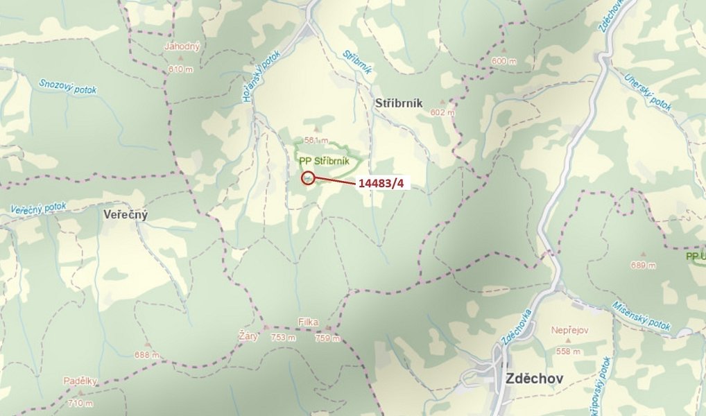 Dražba lesa, 173 m², Vsetín, Hovězí