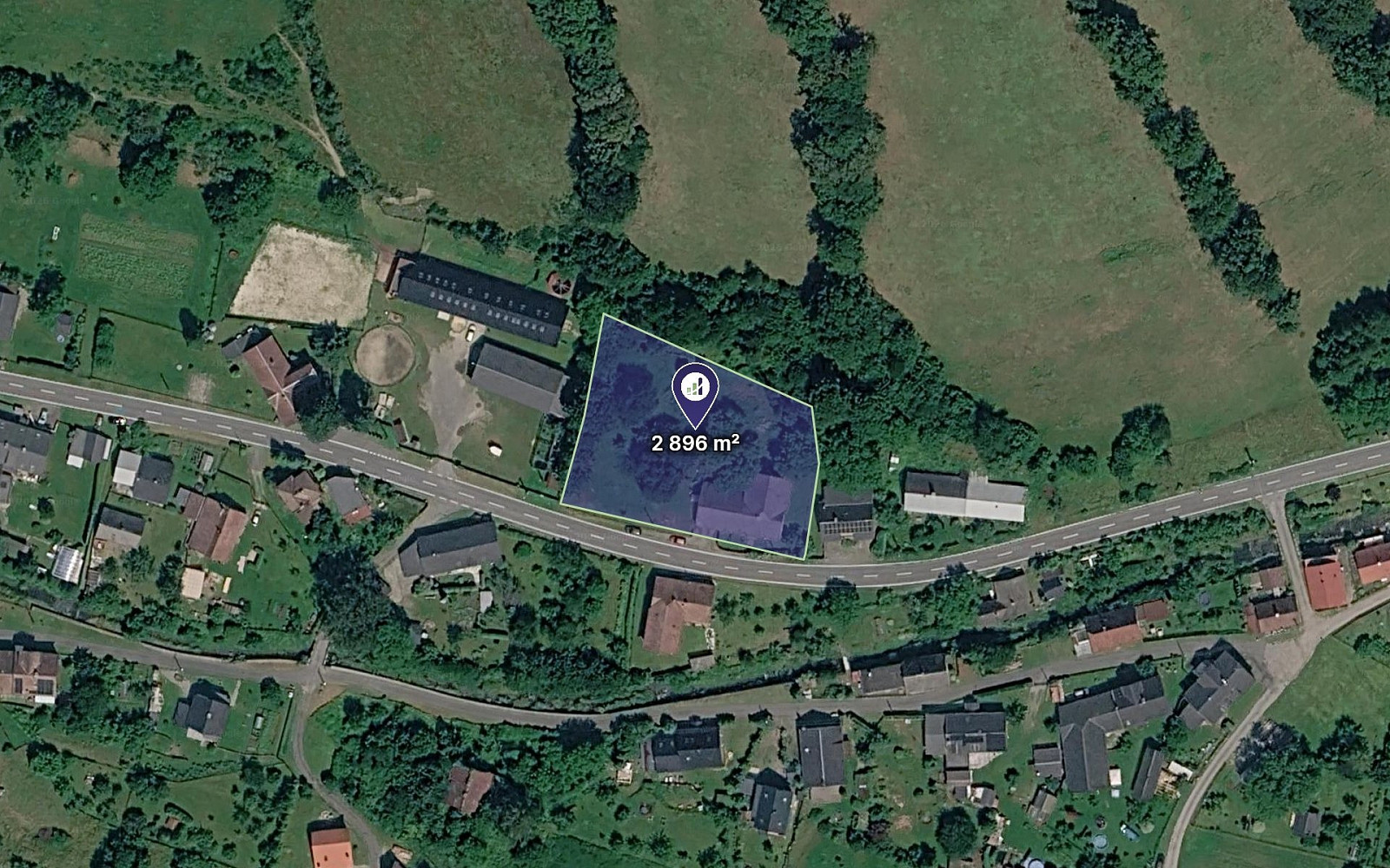 Prodej stavebního pozemku 2 896 m²