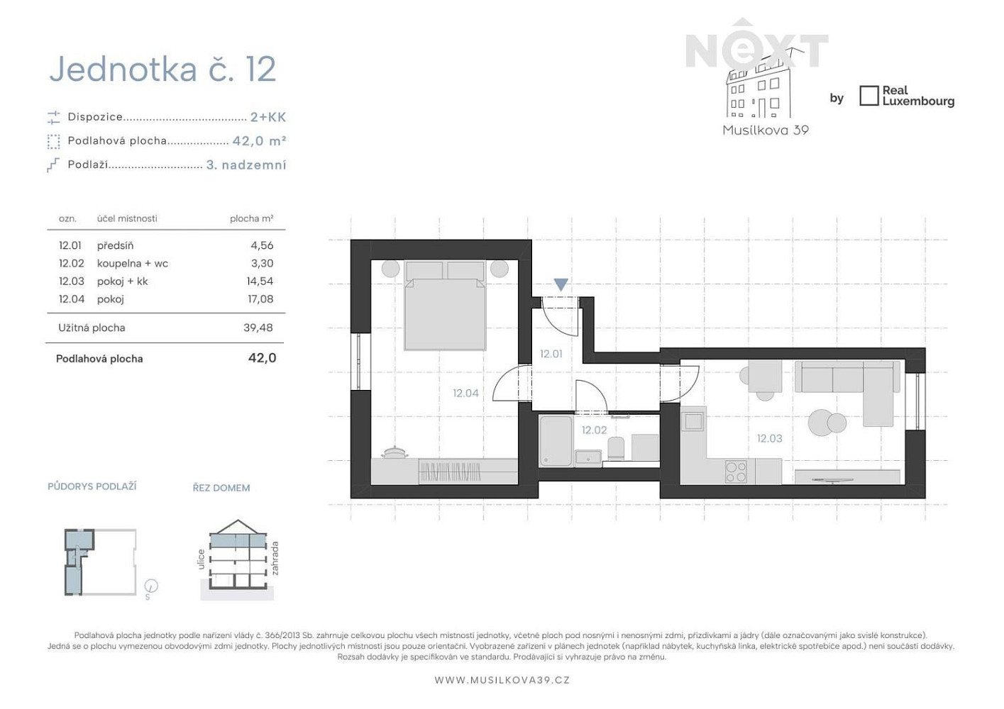 Prodej bytu 2+kk 42 m² — photo 5