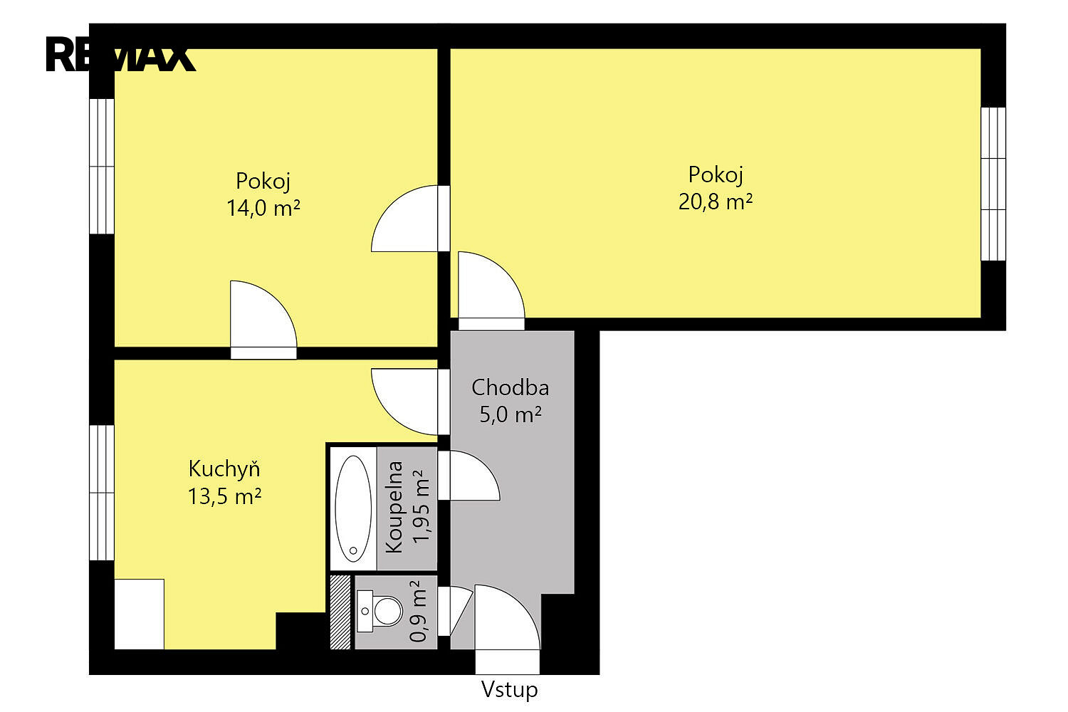 Prodej bytu 2+1 56 m² – fotografie 3