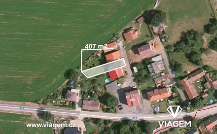 Prodej stavebního pozemku 407 m², Kovářov, okres Písek