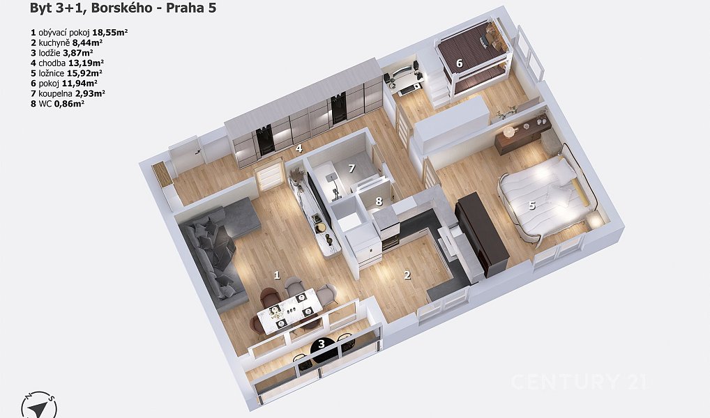 Prodej bytu 3+1 77 m², Praha – náhled fotky 27