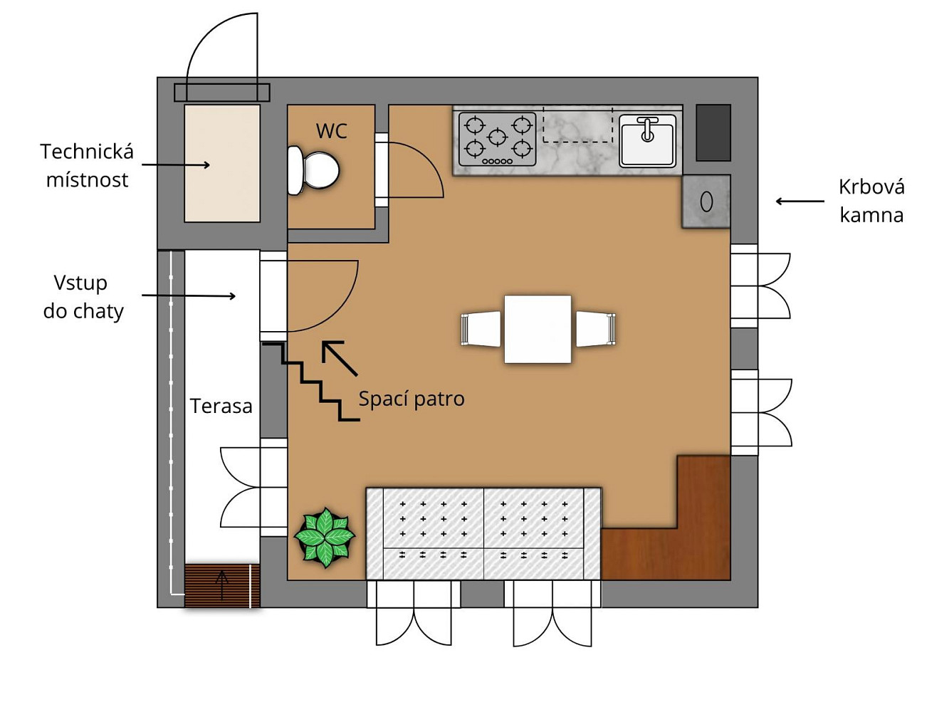 Prodej chaty/chalupy 8 m² s pozemkem 271 m² — photo 4
