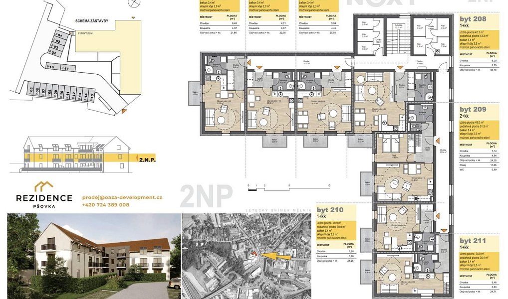 Prodej bytu 1+kk 43 m², Mělník – náhled fotky 11