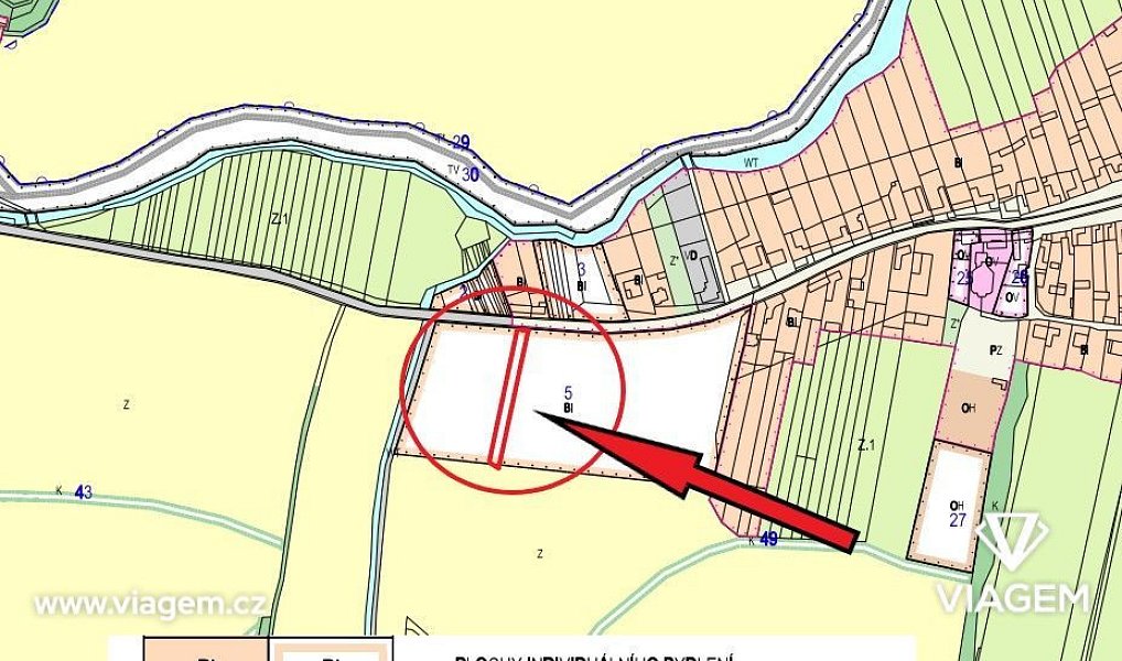 Prodej stavebního pozemku 1 824 m², Nedachlebice – náhled fotky 2