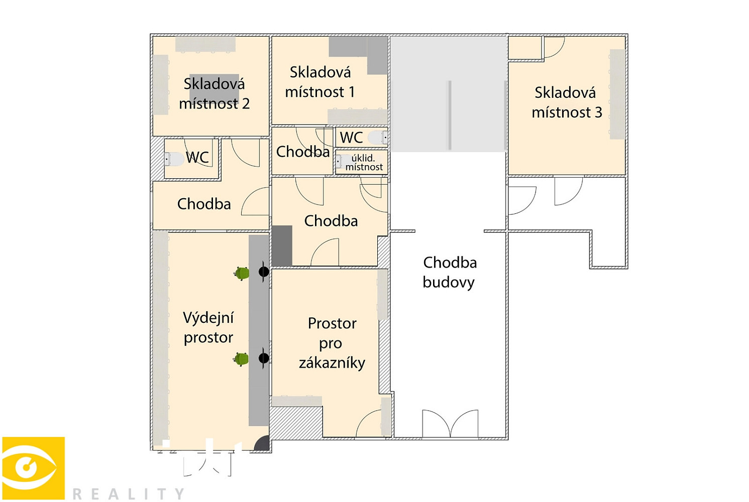 Prodej obchodních prostor 95 m² — photo 2
