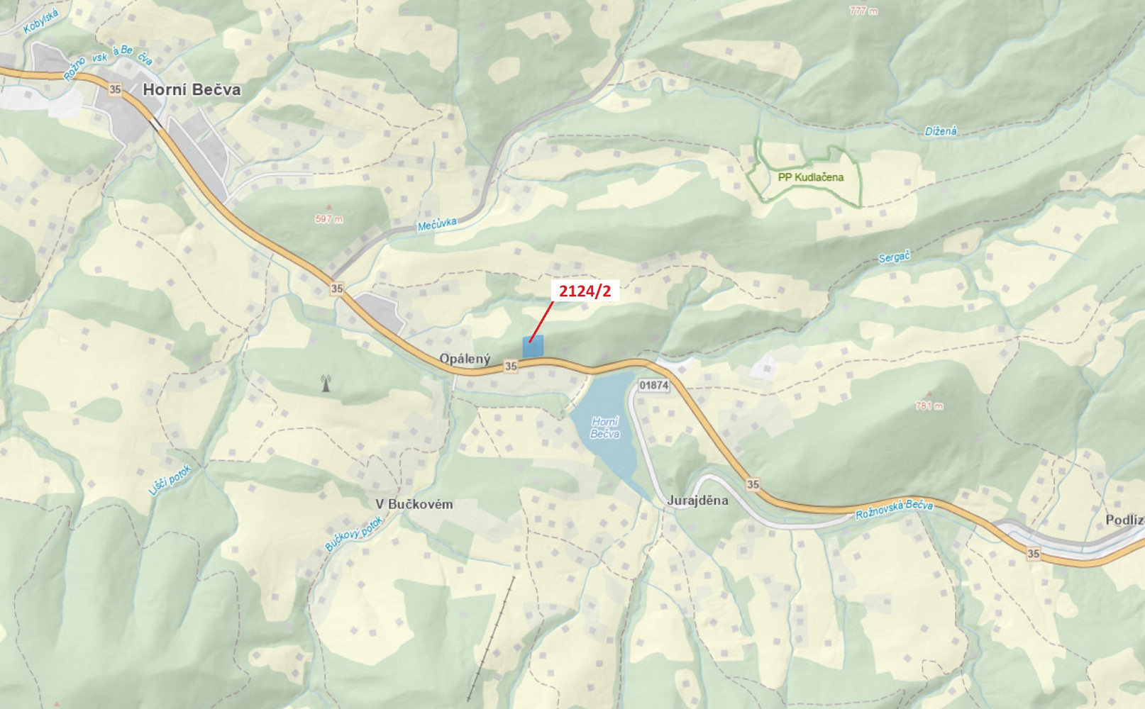 Dražba lesa 6 662 m²