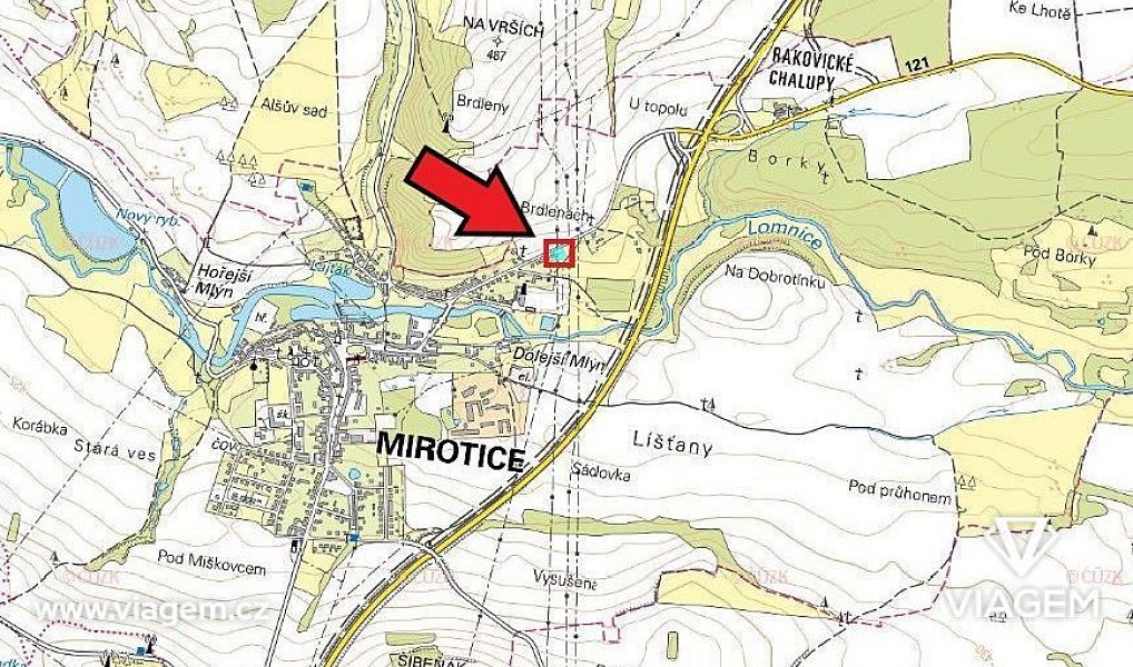 Prodej zahrady 1 627 m², Mirotice – náhled fotky 4