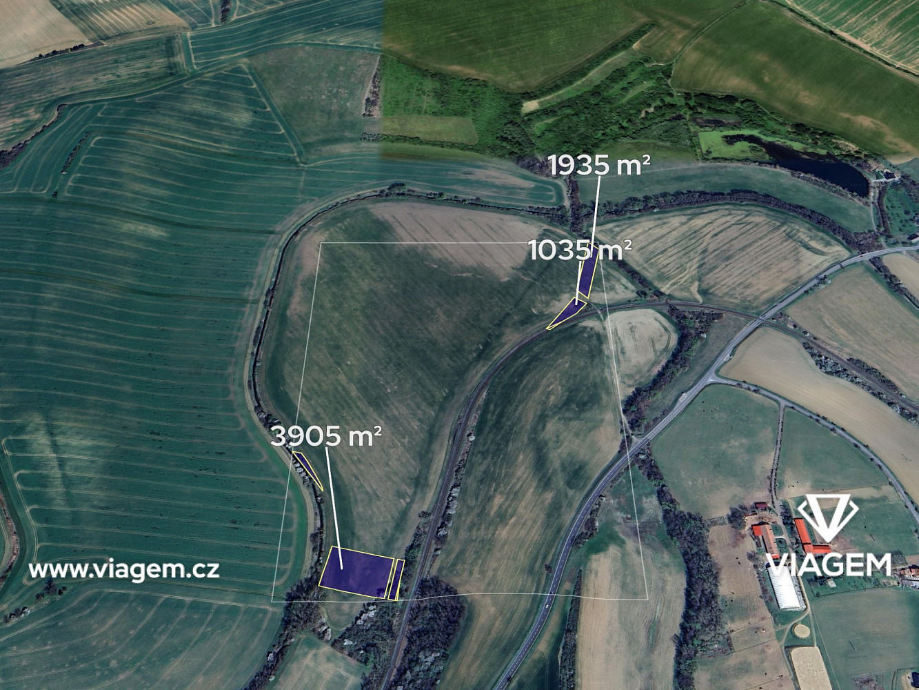 Prodej pole 1 292 m²