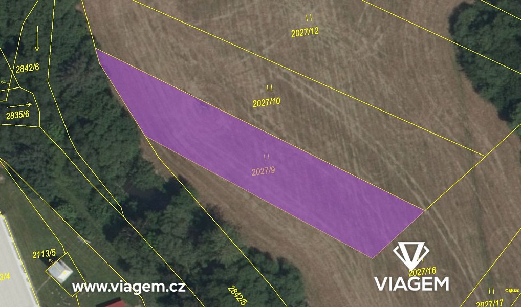 Prodej pole 1 172 m², Dačice – náhled fotky 4