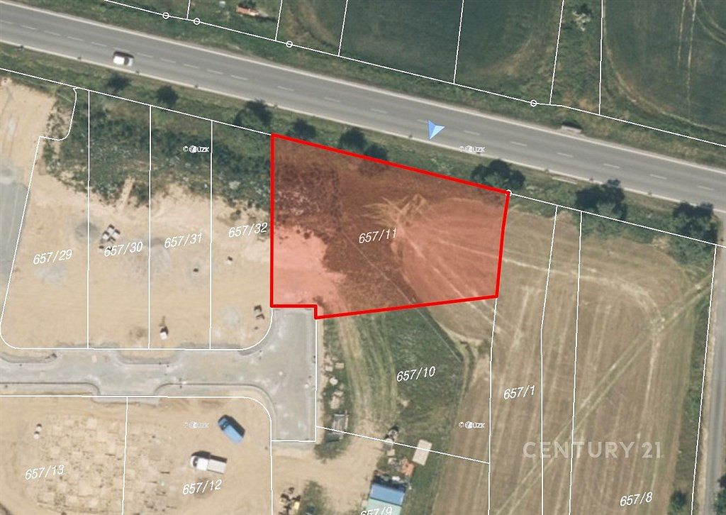 Prodej stavebního pozemku 1 056 m² – pohled 4