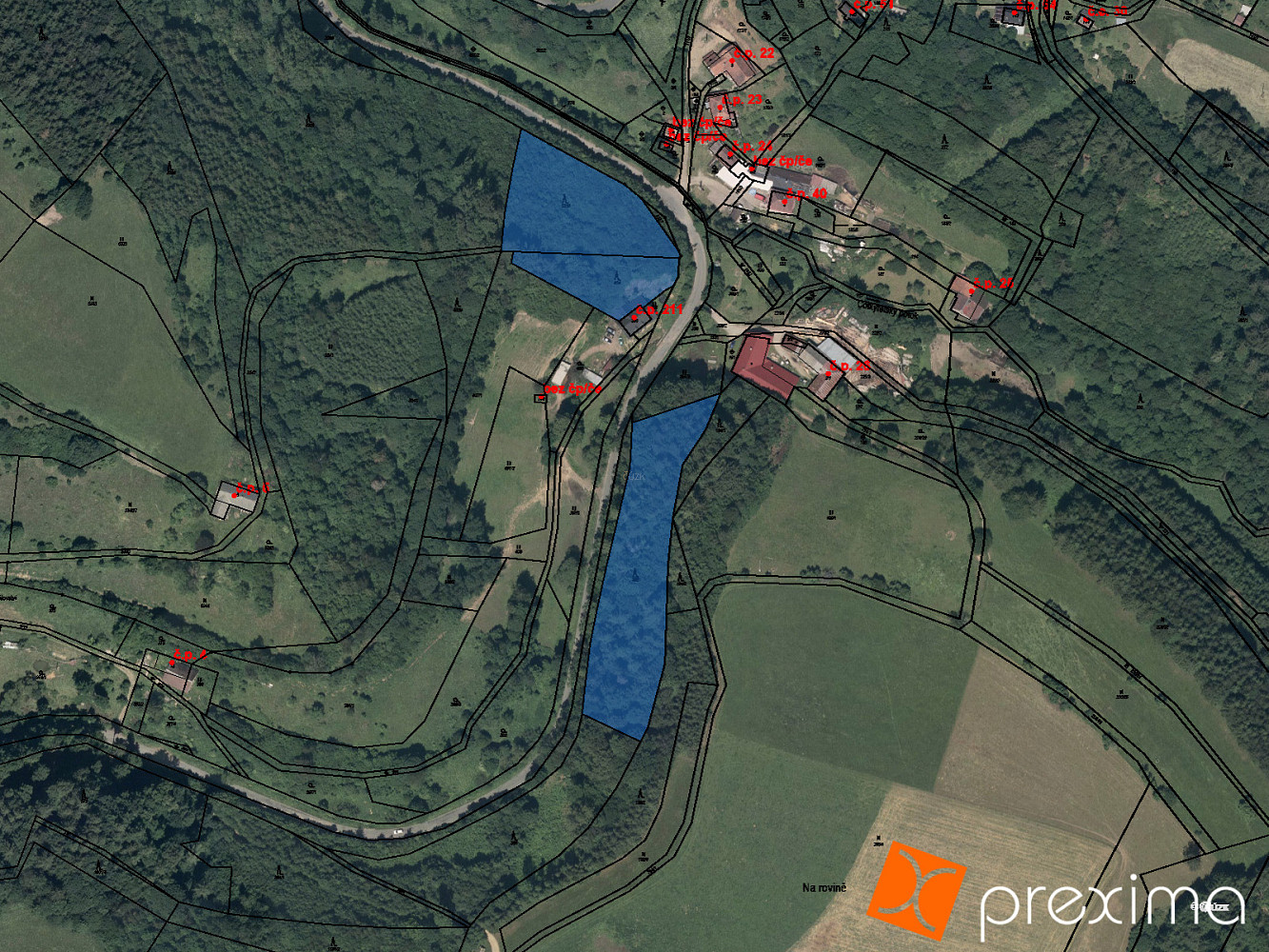 Prodej lesa 164 m²