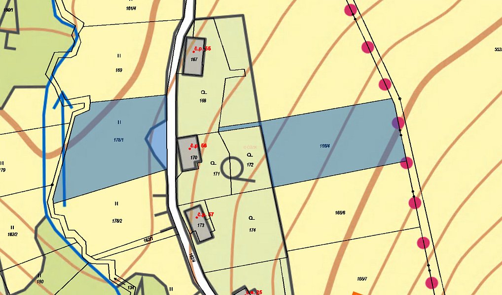 Prodej pole 1 380 m², Chřibská – náhled fotky 3