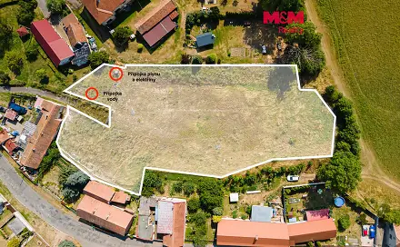 Prodej stavebního pozemku 3 814 m², Honbice, okres Chrudim
