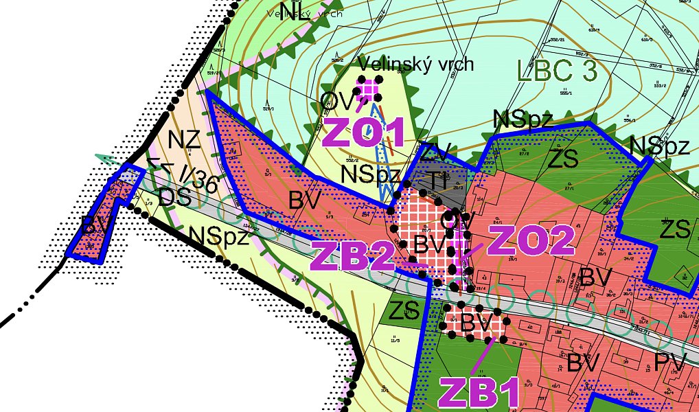 Prodej stavebního pozemku 3 712 m², Veliny – náhled fotky 58