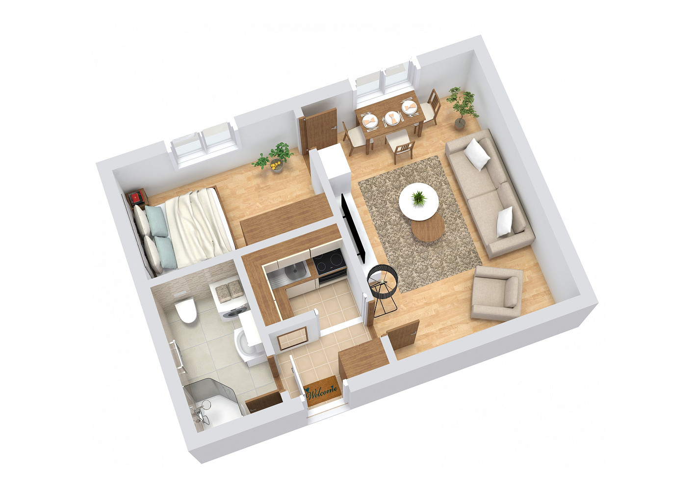 Prodej bytu 2+kk 35 m² – fotografie 2