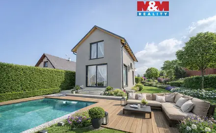 Prodej domu 85 m² s pozemkem 505 m², Dobřany - Šlovice, okres Plzeň-Jih