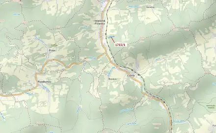 Dražba lesa 17 552 m², Valašská Polanka