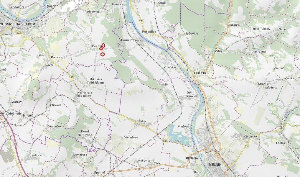 Prodej pole 11 018 m², Bechlín – náhled fotky 6