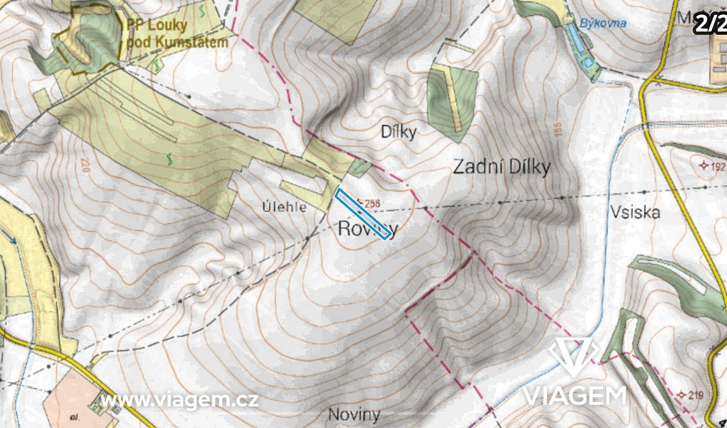 Prodej pole 1 198 m², Krumvíř – náhled fotky 7