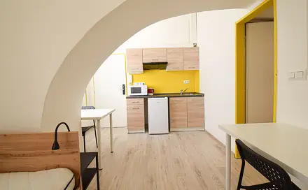 Pronájem bytu 1+kk 19 m², Hybešova, Brno - Staré Brno