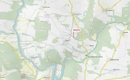 Dražba lesa 323 m², Hosty