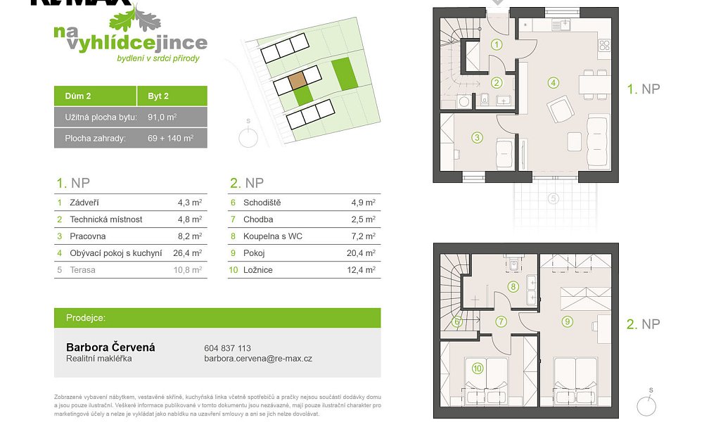 Prodej bytu 4+kk 91 m², Jince – náhled fotky 5