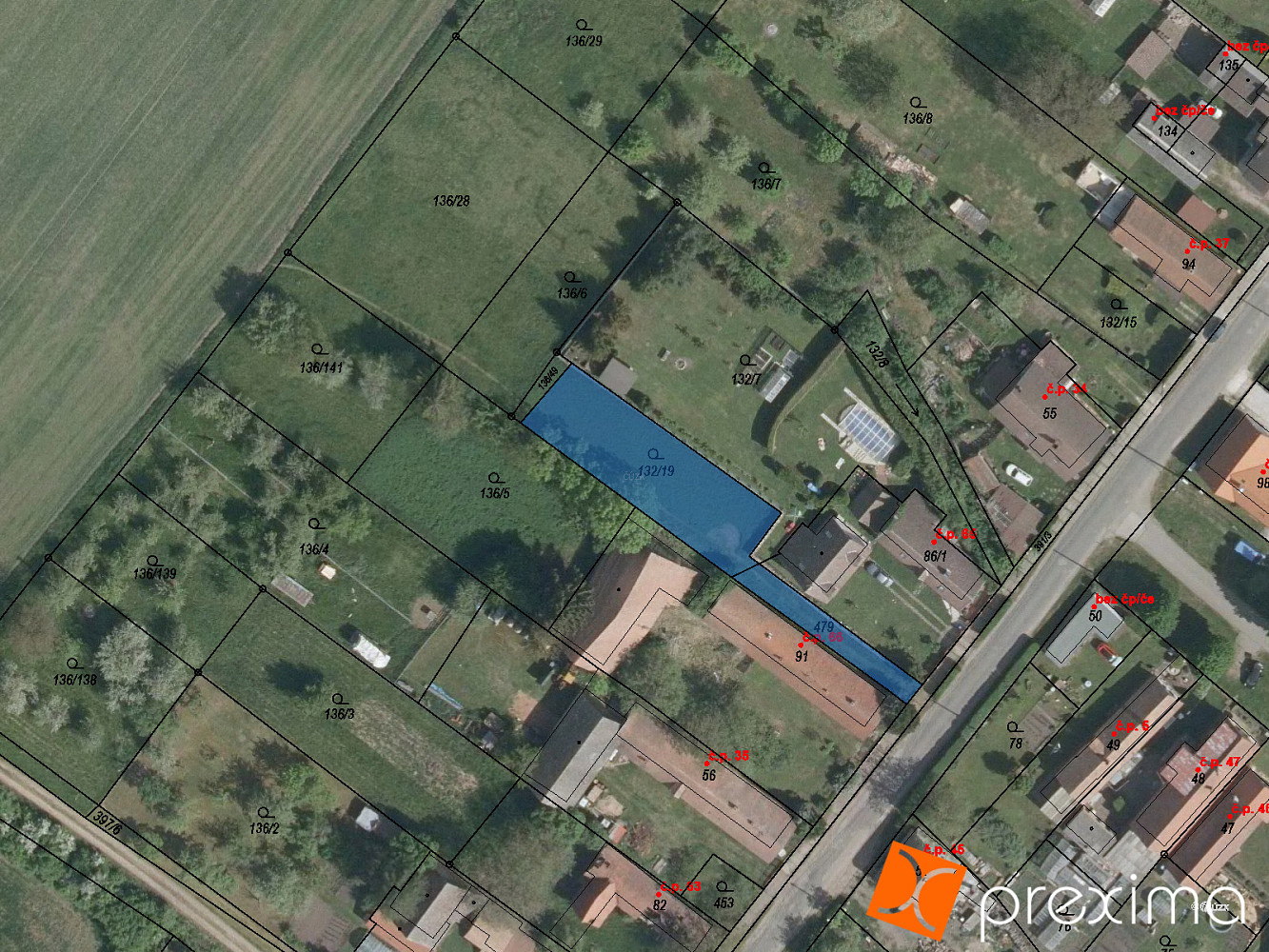 Prodej stavebního pozemku 548 m²