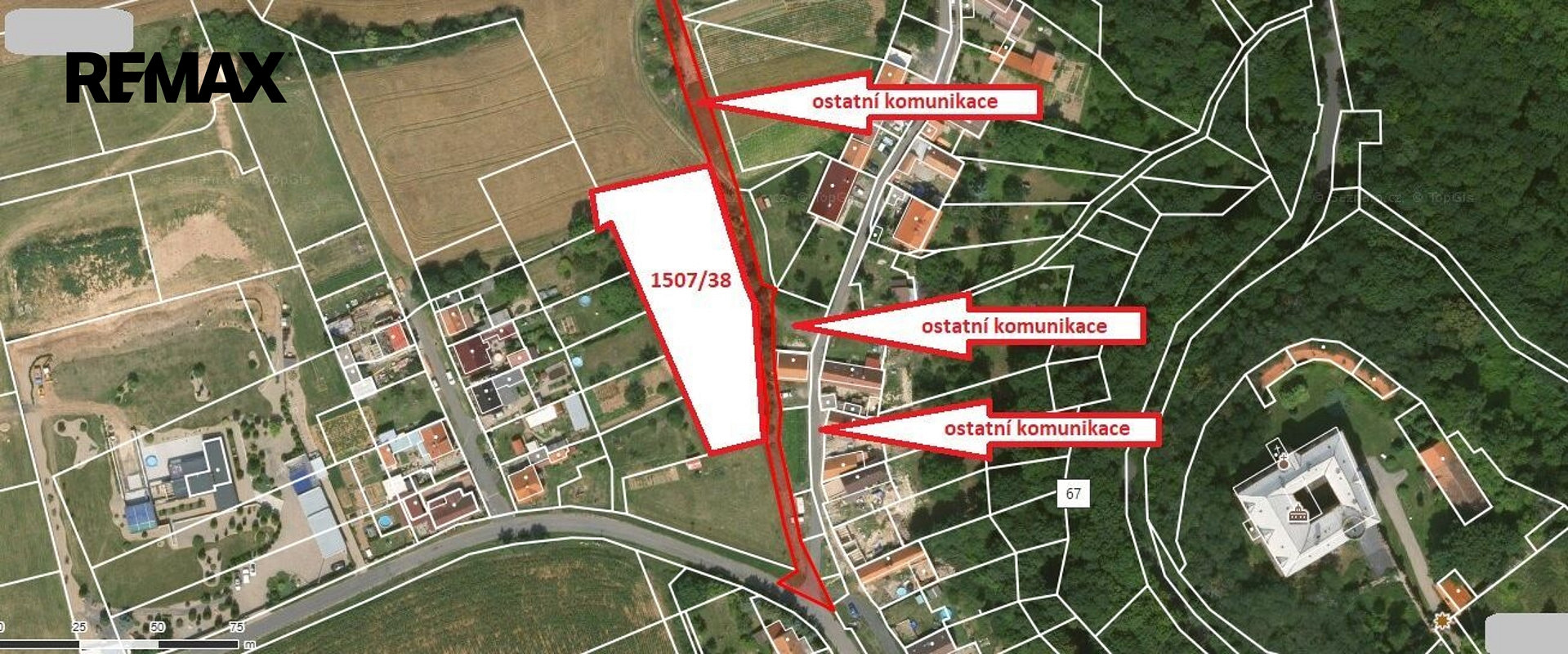Prodej stavebního pozemku 2 602 m² – fotografie 5