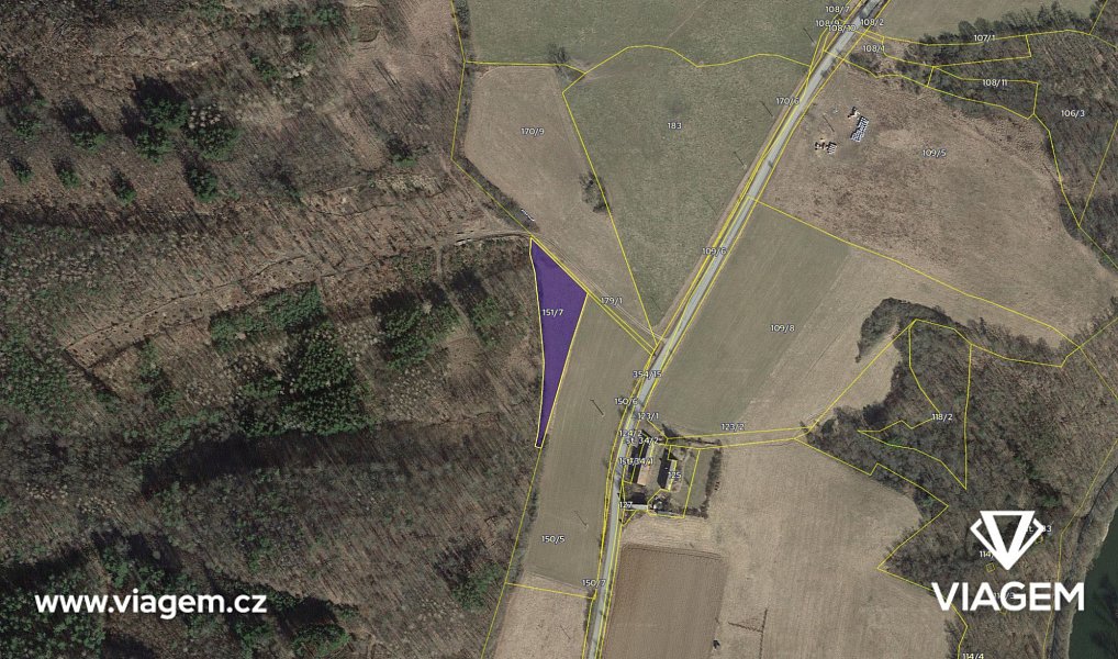 Prodej pole 380 m², Zbečno – náhled fotky 4
