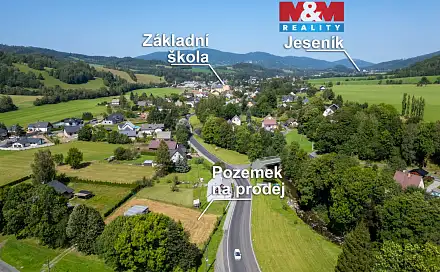 Prodej stavebního pozemku 1 727 m², Bělá pod Pradědem - Adolfovice, okres Jeseník