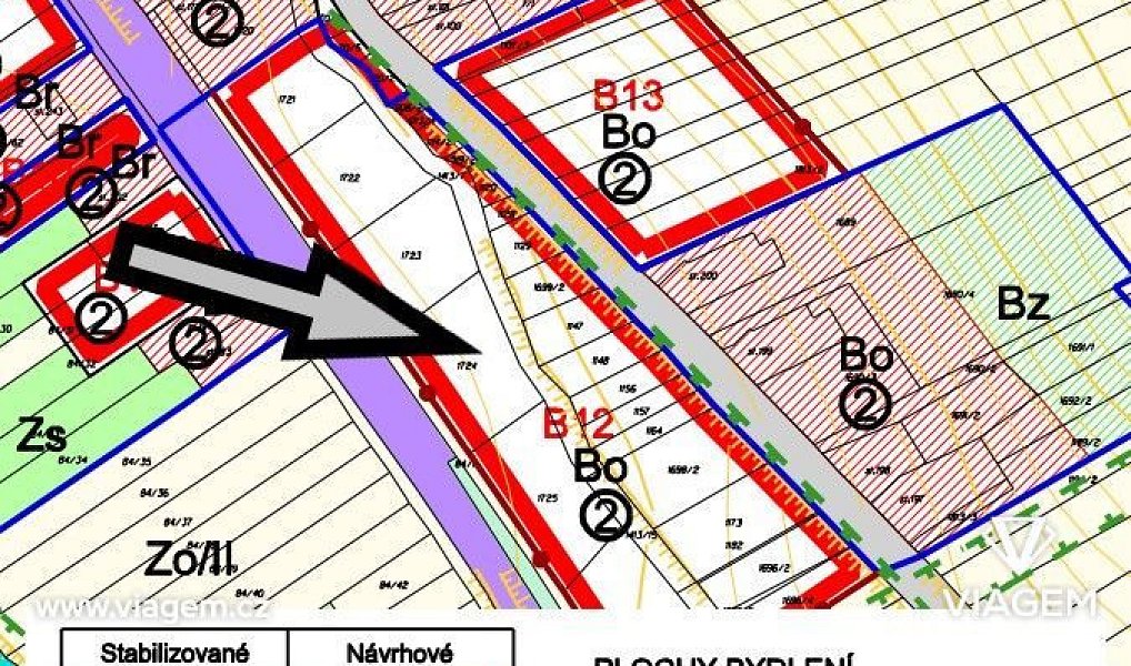 Prodej stavebního pozemku 467 m², Nemotice – náhled fotky 4