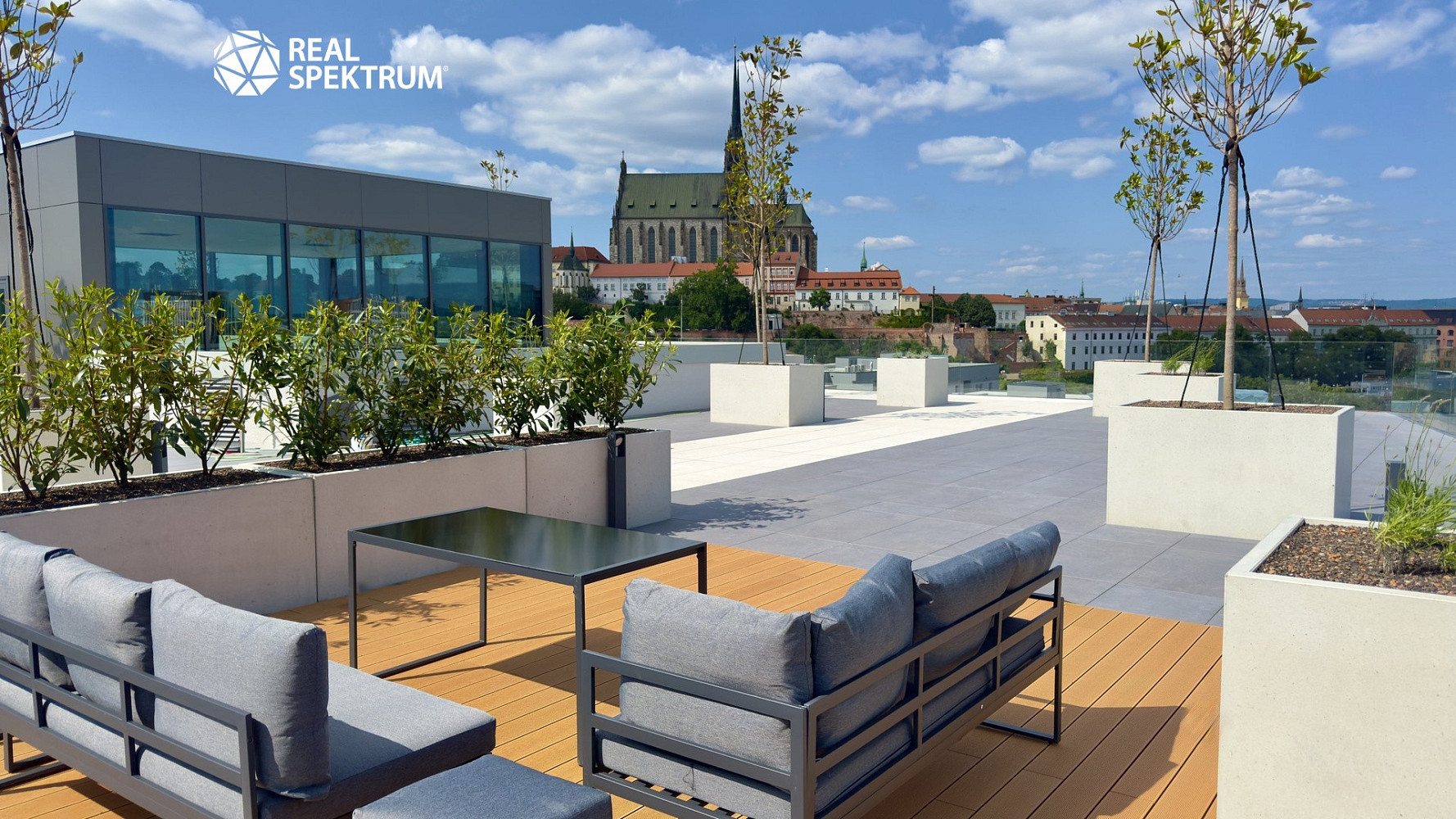 Pronájem kancelářského celku 830 m², 6. NP, Nové Sady, Brno – pohled 3