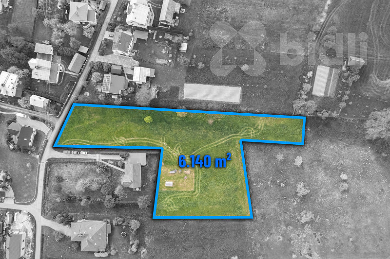 Prodej stavebního pozemku 6 140 m² – fotografie 3