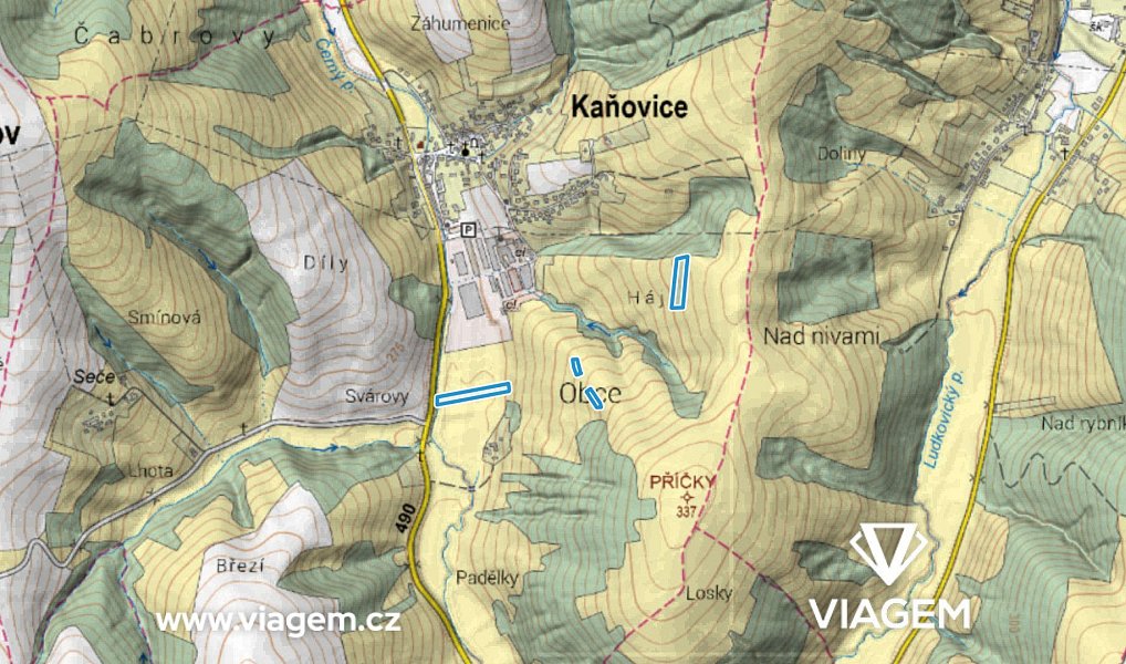 Prodej pole 5 590 m², Kaňovice – náhled fotky 3