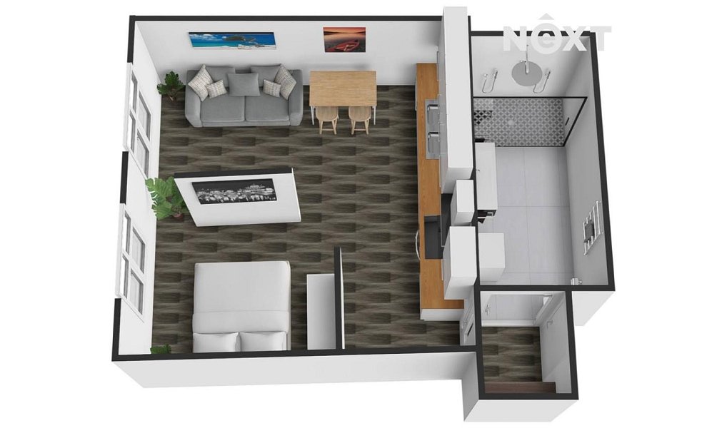 Prodej bytu 1+kk 39 m², Nová Bystřice – náhled fotky 21