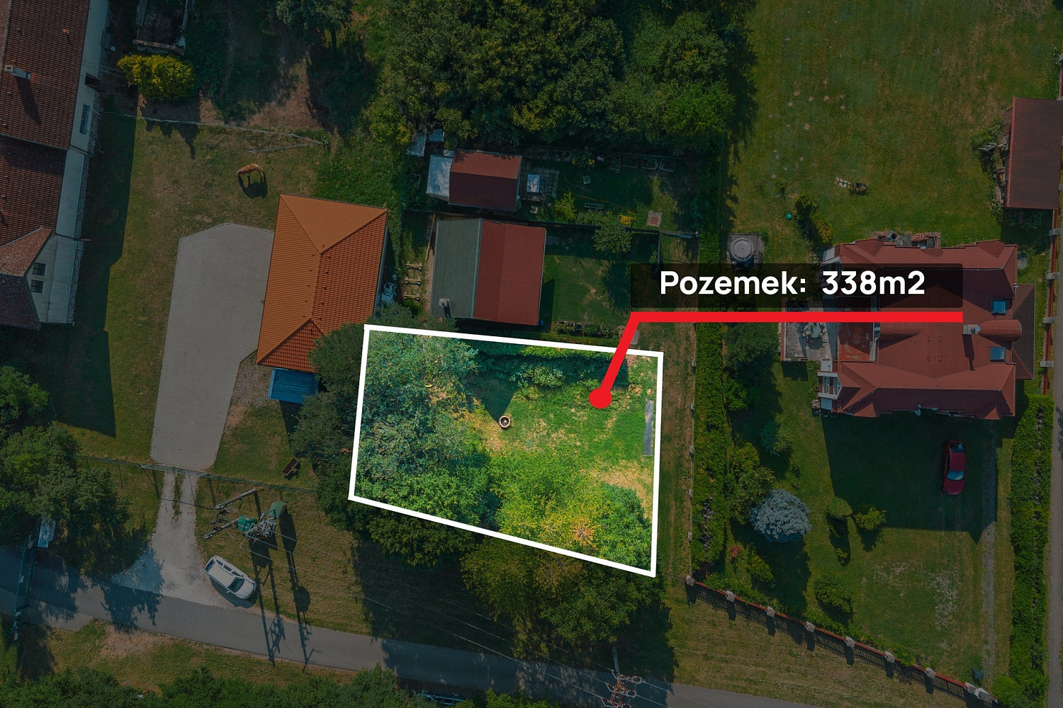 Prodej zahrady 338 m²