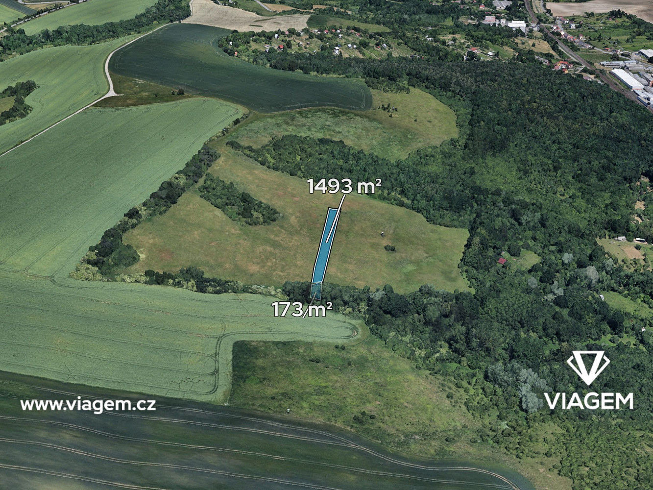 Prodej pole 1 666 m²