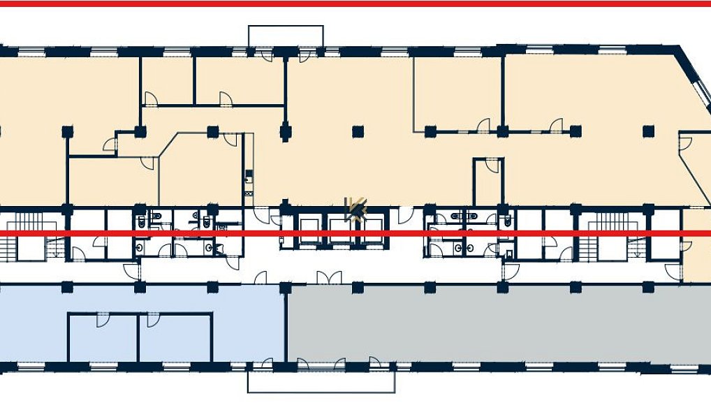 Pronájem kanceláře 653 m², Praha – náhled fotky 4