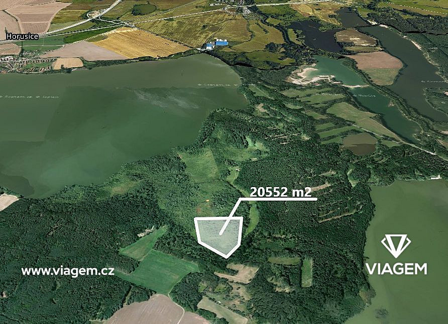 Prodej lesa 20 552 m²