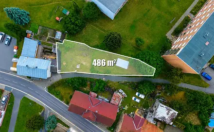 Prodej stavebního pozemku 486 m², Český Dub, okres Liberec