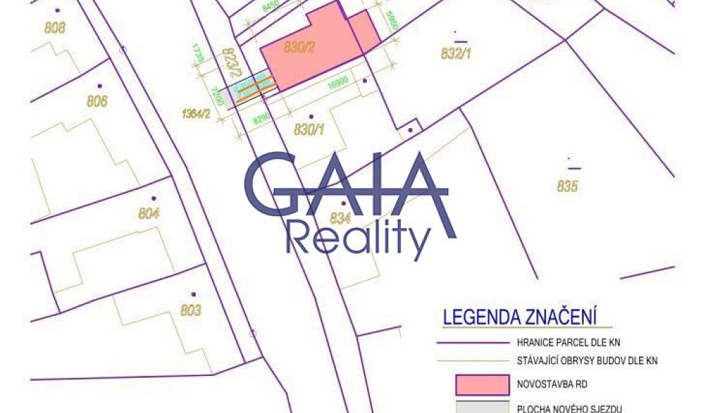 Prodej stavebního pozemku 547 m², Vlkoš – náhled fotky 8