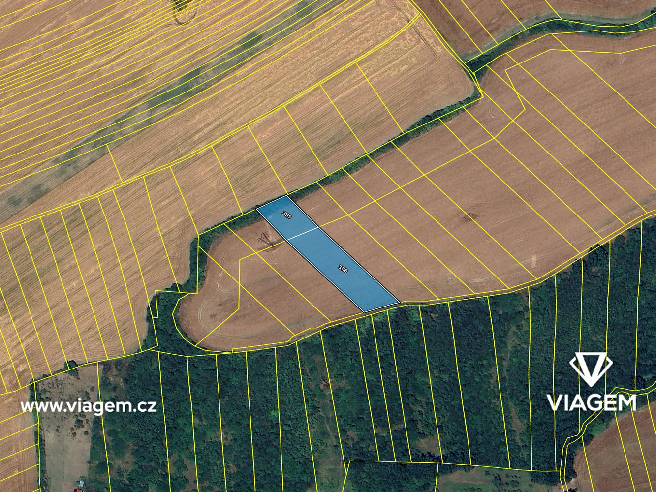 Prodej pole 1 192 m² – fotografie 4